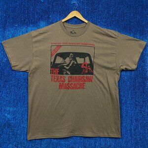The Texas Chainsaw Massacre Poster Horror Movie Promo Tee 2X